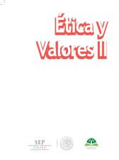 Ética y Valores II FK Segundo Semestre de Preparatoria SEP Libro